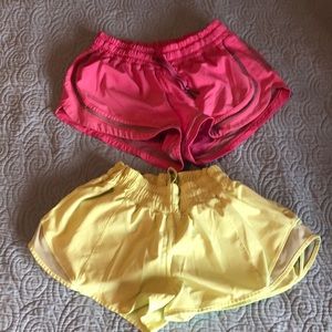 Lulu running shorts